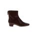 J.Crew Boots: Brown Print Shoes - Women's Size 8 - Almond Toe