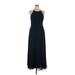 Jenny Yoo Collection Casual Dress - Maxi: Blue Solid Dresses - Women's Size 16