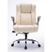 High Back Office Chair with Lifting Headrest and Adjustable Arm