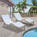 Patio Chaise Lounge Chair Patio Sun Lounger Set of 2