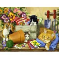 46*28cm Jigsaw Puzzles 500 Pieces Paper Animal Oil Painting Art Decompression Kids Toys for Adults