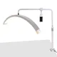 FOSOTO FT-Y11 Half-Moon Shaped Light Led Nail Lamp with Metal Bracket Fixing Clip Desk Light Stand