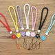 Phone Charm Strap Multicolor Phone Charm String Short Braid Mobile Phone Straps for Camera Anti-Lost