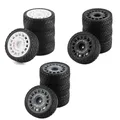 4PCS 1/10 RC Racing Car Tires On Road Tyre Wheel for Tamiya TT01 TT02 XV01 HPI 1/10 RC Car Upgrades