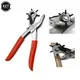 Strap Punch Machine Bag Setter Sewing Household leathercraft Leather Puncher Revolve Tool Plier