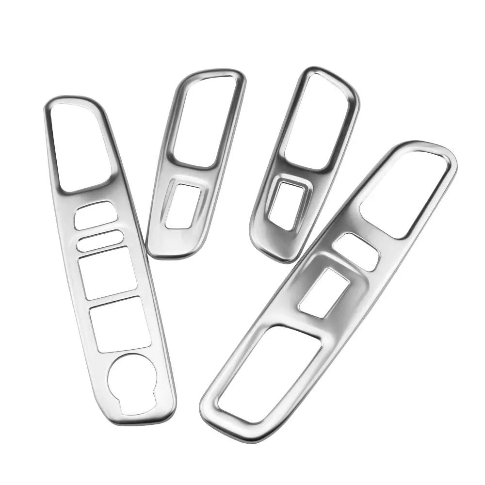 Für Jeep Renegade 2015 2016 2017 2018 2019 2020 2021 2022 2023 ABS Auto Fenster Glas Lift Schalter Taste Panel trim Abdeckung Aufkleber Image