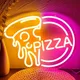 Panneaux au néon en forme de pizza alimentés par USB décorations murales de restaurant décorations