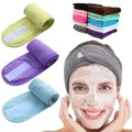 Bandes de sauna en éponge douce pour filles accessoires pour cheveux lavage du visage bain