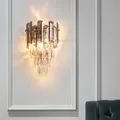 Applique murale LED en cristal nordique de luxe applique minimaliste moderne éclairage intérieur