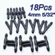 18Pcs Car Windshield Washer Hose Connector Water Tube T/Y/I Type Splitter Fittings Nozzle Hose