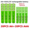 Best selling 2023 AA+AAA rechargeable battery 1.5V AA 3800mAh AAA 3000mah alkaline battery