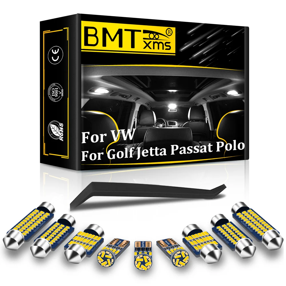 BMTxms Canbus Per Volkswagen VW Golf 4 5 6 7 Jetta Bora Vento Passat B5 B6 B7 B8 CC Polo Phaeton Auto LED Kit luce interna