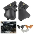 2Pcs Motorrad Wartung Rahmen Seiten Werkzeug Tasche Retro Leder Tasche Für BMW RnineT R9T Reine