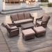 Buenhomino 5 - Person Outdoor Seating Group w/ Cushions | 33.4 H x 67.3 W x 33.8 D in | Wayfair BuenhominoSW023