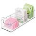 mDesign Plastic 3-Compartment Condiment Organizer/Tea Bag Holder Plastic | Wayfair 01721MDK