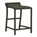 Summer Classics Villa Patio Bar Stool w/ Cushion Wicker/Rattan in Brown/Gray | 29"H x 17.75"W x 18.75"D | Wayfair 336431+C5596101W6101