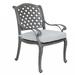 Winston Porter Outdoor Dining Chair w/ Cushion, Sandstorm | Wayfair EFF2FD3DE17241D28DDA9C3C8F8DEDFD