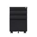 Inbox Zero 3-Drawer Mobile File Cabinet w/ Lock, Office Storage Filing Cabinet For Legal/Letter Size | Wayfair C4709B3A1E8E4980B4E459D88C5018B0