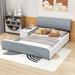 Latitude Run® Full Upholstered Platform Bed w/ Storage | Wayfair 1F6D1CAE499B4C46BF9B2A966715C6E3