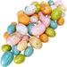 The Holiday Aisle® 48 Pcs 6 Colors Foam Easter Eggs Assorted Pastel Gold Leaf Easter Eggs Decorative Easter Eggs Gold Speckled Easter Eggs For Easter Craft Basket Bowl F | Wayfair