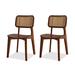 WONERD 33.86" Nut-brown Solid back side ChairSet of 2 | Wayfair Diningchairs20240316TB654750781001WONut-brown