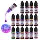 10ml Art Encre Alcool Résine Pigment Kit Liquide Colorant Colorant Diffusion D'encre Pour Bricolage UV Résine Époxy Fabrication De Bijoux