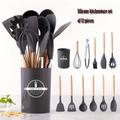 12-piece Silicone Kitchen Utensil Set - Essential Kitchen Gadgets For Every Home Cook!