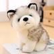 Realistic Husky Dog Stuffed Toys Plush Animals Kids Toys Children Soft Kawaii Pet Doll Cute Kids Toys For Girls Boys