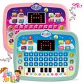 Learning Pad With Led Screen Teach Alphabet, Numbers, Word, Music, Math, Early Development Interactive Electronic Toy For Boys & Girls