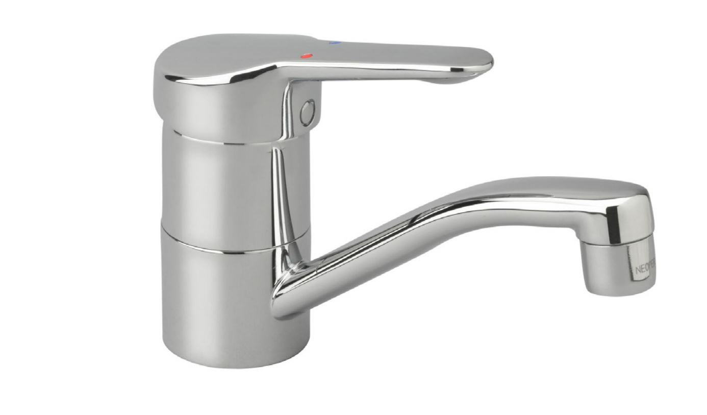 Mitigeur de lavabo OKYRIS 2 CLINIC chromé avec bec professionnel PORCHER D2300AA