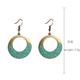 Femme Boucles d'oreille Clou Boucle d'Oreille Pendantes Boucle d'Oreille Créoles Rétro Goutte mode Artistique simple Rétro Vintage Doux Des boucles d'oreilles Bijoux Argent / Turquoise / Vert clair