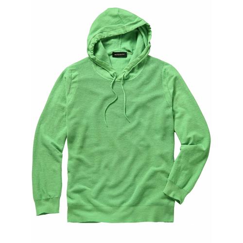 Mey & Edlich Herren Pullover Regular Fit Gruen einfarbig