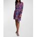 Charlotte Belted Paisley-print Mini Shirtdress