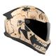 Bogotto Rapto Skull Helm, beige, Größe M