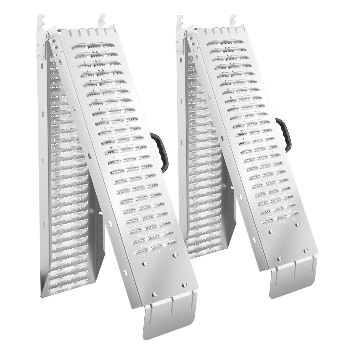 TECTAKE Auffahrrampen Björn 2er Set faltbar, 400 kg belastbar - 166 cm Image