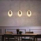 LED Pendant Light Crystal Modern Kitchen Island Light Fixture,Adjustable Pendant Lighting for Kitchen Island, Led Chandelier for Dining Room,Bedroom,Mini Pendant Spot Lights (1-Pack)