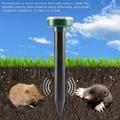 Solar Mole Repellent Ultrasonic Mole Repellent Solar Powered Outdoor Powered Sound Wave Deterrent for Lawn Garden