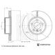 BLUE PRINT Bremsscheibe ADBP430164 belüftetVorne Rechts Links für BMW 3 318 d i 316 Mild-Hybrid
