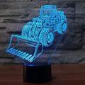 Night Light Excavator Lamp Led 3D Night Light 7 Color Change Atmosphere Touch Stereo Lamp Acrylic Lamp Great Gifts