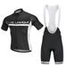 Lixada Cycling Jersey Set Short Sleeve Shirt and Padded Bib Shorts