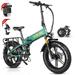 VITILAN i7 Pro 2.0 Folding Electric Bike for Adults Max Speed 28MPH 750W BAFANG Motor 48V 20AH Removable SAM-Sung Battery 20â€� x 4.0 Fat Tire Full Suspension Electric Bicycles Shi-mano 8 Speed