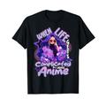 Hübsches Anime-Mädchen Bougie Preppy Glam Life Complicated Teen T-Shirt