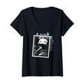 Damen Betty Boop Liegendes Glamour-Mädchen T-Shirt mit V-Ausschnitt