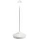 Zafferano - Pina Lampe de Table, Lampe Portable Rechareable, IP54, Blanc, 29 cm - Wit