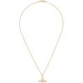 Mini Bas Relief Orb Necklace - White - Vivienne Westwood Necklaces