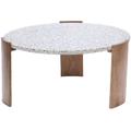 Amadeus - Table basse Terrazzo - Blanc