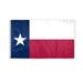 AGAS Texas State Flag 3x5 Ft - Single Sided Polyester - Iron Grommets - Indoor/Outdoor Standard Size State of Texas TX Flag