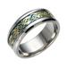 Kayannuo Clearance Titanium Steel Dragon Ring With Silver Golden Dragon Stainless Steel Ring Gifts For Women