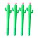 4Pc Cactus Shaped Pens 0.5Mm Black Gel ink Comfortable Writing for School Supplies office Home 12Ml on Clearance Pens Gel Pens Pilot G2 Pens 0.7 office Supplies Colored Pens