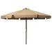 Outdoor Parasol with Wooden Pole 129.9 Taupe